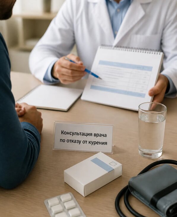 Консультация врача по отказу от курения для взрослых в Перми